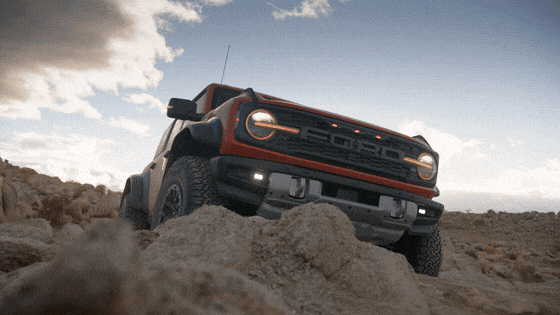 2022 Ford Bronco Raptor GIF 16x9 04